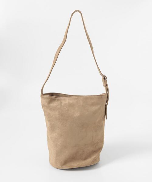 URBAN RESEARCH Sonny Label（アーバンリサーチサニーレーベル）の「フェイクスウェードバケットバッグ（ショルダーバッグ・レディース・ブラウン/ベージュ・ONE）」の6枚目の写真