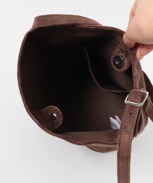 URBAN RESEARCH Sonny Label（アーバンリサーチサニーレーベル）の「フェイクスウェードバケットバッグ（ショルダーバッグ・レディース・ブラウン/ベージュ・ONE）」の12枚目の写真