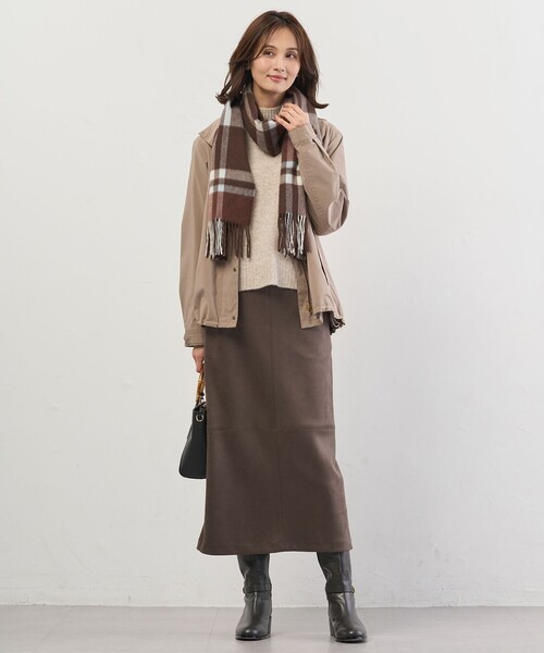 J.PRESS Ladies(J.プレス レディス)の「【WEB限定】YAK BLEND ハイネック ニット(ニット/セーター・レディース・ライトグレー系/ブラウン系/ベージュ系/ライトグリーン系・SMALL)」の20枚目の写真