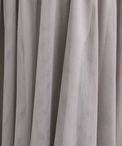 SHOO・LA・RUE（シューラルー）の「【洗濯機可】セレモニーからデイリーまで ふんわり軽やか チュールギャザースカート（スカート・レディース・ライトベージュ/ブラック/グレー系その他・00）」の7枚目の写真