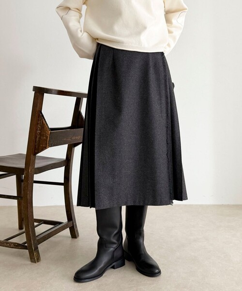 O'NEIL OF DUBLIN/オニールオブダブリン】ミディ丈スカート（スカート