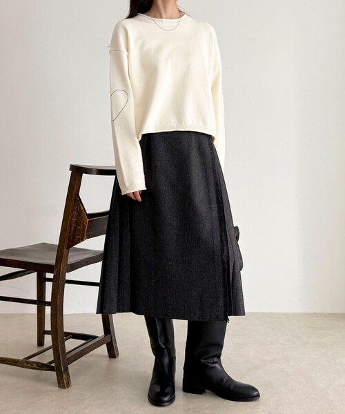 O'NEIL OF DUBLIN/オニールオブダブリン】ミディ丈スカート（スカート