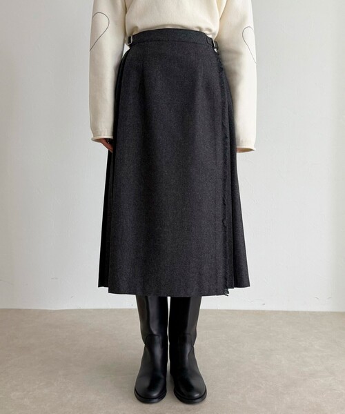 O'NEIL OF DUBLIN/オニールオブダブリン】ミディ丈スカート（スカート
