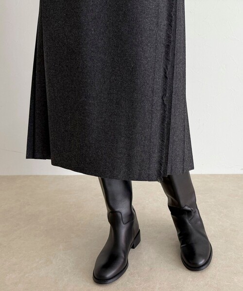 fredy emue（フレディエミュ）の「【O’NEIL OF DUBLIN/オニールオブダブリン】ミディ丈スカート（スカート・レディース・チャコールグレー/ピンク系その他・38）」の18枚目の写真