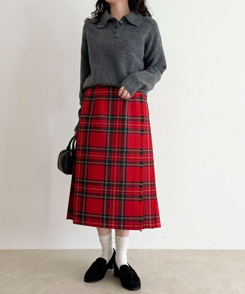 O'NEIL OF DUBLIN/オニールオブダブリン】ミディ丈スカート（スカート