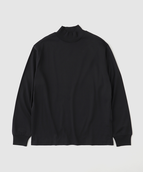 handvaerk（ハンドバーク）の「handvaerk / ハンドバーク モックネック L/S T-SHIRT（Tシャツ/カットソー・メンズ・ホワイト/ブラック・LARGE/MEDIUM）」の2枚目の写真