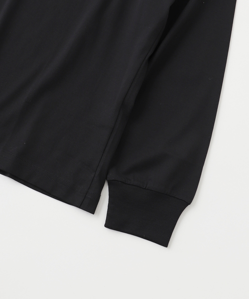 handvaerk（ハンドバーク）の「handvaerk / ハンドバーク モックネック L/S T-SHIRT（Tシャツ/カットソー・メンズ・ホワイト/ブラック・LARGE/MEDIUM）」の5枚目の写真