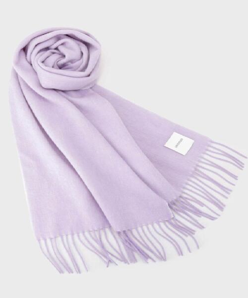 UNTITLED（アンタイトル）の「ウールリバーマフラー（ストール/ショール・レディース・ベージュ系その他7/パープル系1/グレー系8・99）」の3枚目の写真