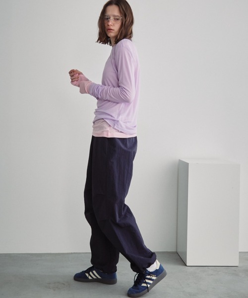 Auntie Rosa Holiday(アンティローザホリデー)の「ナイロンボリュームパンツ(その他パンツ・レディース・グレー/ブラック/ネイビー/パープル・FREE)」の19枚目の写真
