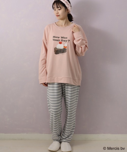 ミッフィーフォトミニ裏毛ルームウェア上下セット（ルームウェア