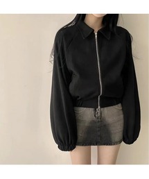 Ritzy（リッツィー）の「スエード調素材 フルジッパー仕様 ブルゾン（ブルゾン）」