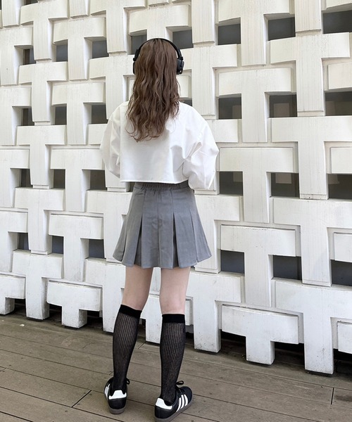 Flugge（フラッジー）の「プリーツミニスカート（スカート・レディース・グレー/ブラック・FREE）」の17枚目の写真
