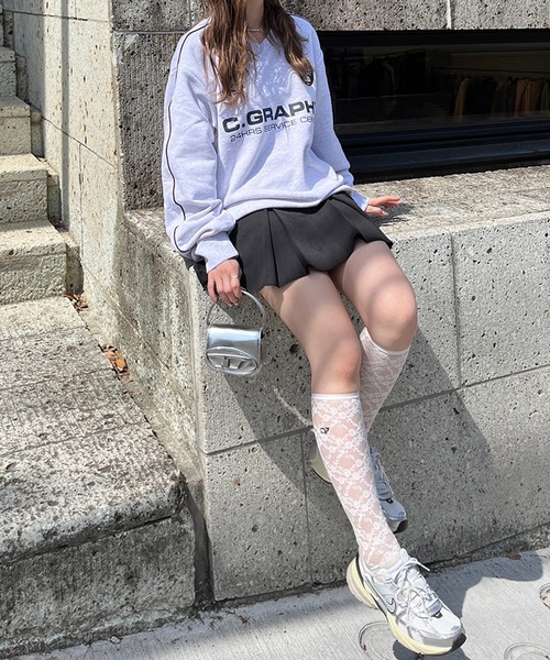 Flugge（フラッジー）の「プリーツミニスカート（スカート・レディース・グレー/ブラック・FREE）」の19枚目の写真