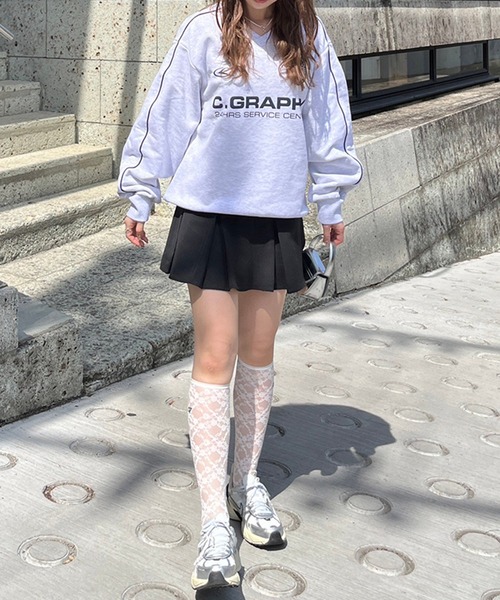 Flugge（フラッジー）の「プリーツミニスカート（スカート・レディース・グレー/ブラック・FREE）」の22枚目の写真