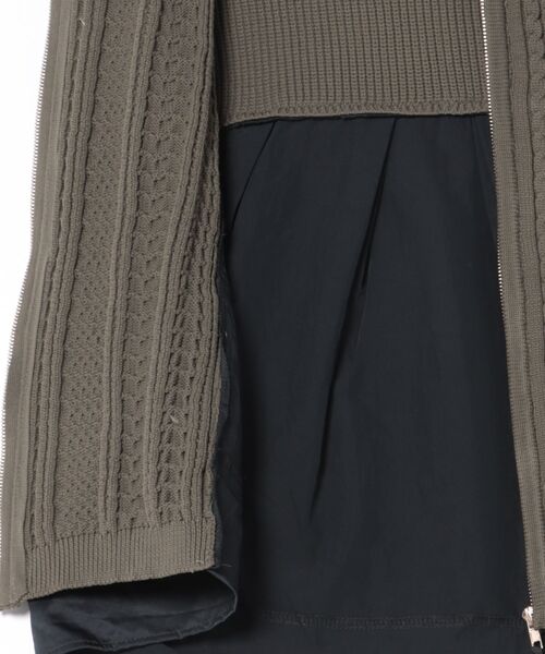 KATHARINE ROSS(キャサリンロス)の「【PILLINI/ピリーニ】ケーブルドッキングベスト(ベスト・レディース・ブラック/カーキ・MEDIUM)」の3枚目の写真