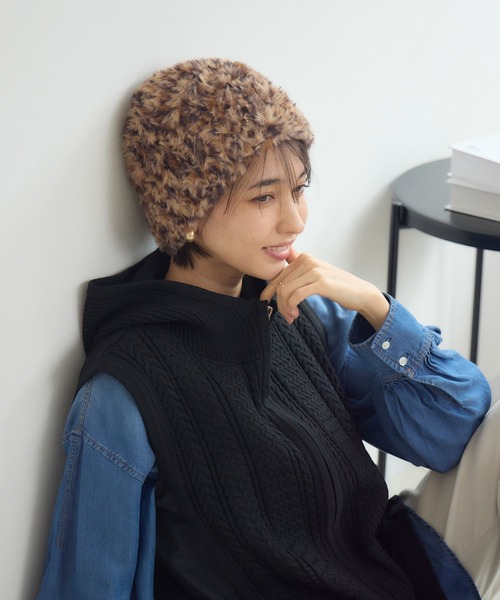 KATHARINE ROSS(キャサリンロス)の「【PILLINI/ピリーニ】ケーブルドッキングベスト(ベスト・レディース・ブラック/カーキ・MEDIUM)」の20枚目の写真