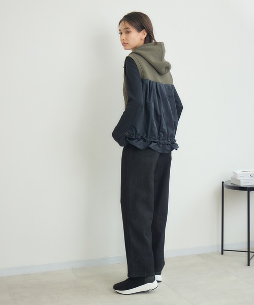 KATHARINE ROSS(キャサリンロス)の「【PILLINI/ピリーニ】ケーブルドッキングベスト(ベスト・レディース・ブラック/カーキ・MEDIUM)」の15枚目の写真