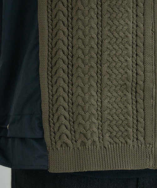 KATHARINE ROSS(キャサリンロス)の「【PILLINI/ピリーニ】ケーブルドッキングベスト(ベスト・レディース・ブラック/カーキ・MEDIUM)」の8枚目の写真