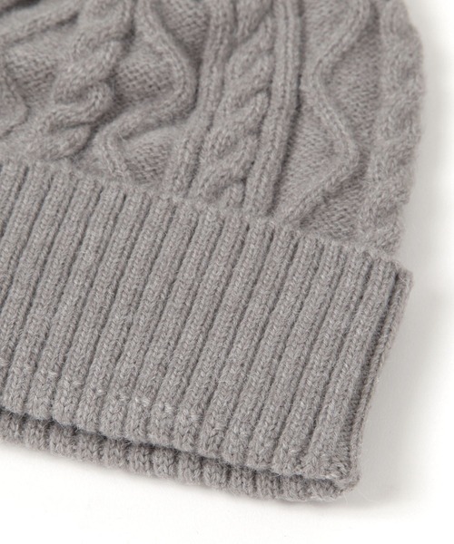 FOUND GOOD（ファウンドグッド）の「K/ケーブルニットキャップ（キャップ・キッズ・グレー系5/ネイビー・FREE）」の9枚目の写真