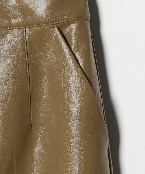 セール】レザーライク Aラインスカート（スカート）｜BEAUTY&YOUTH