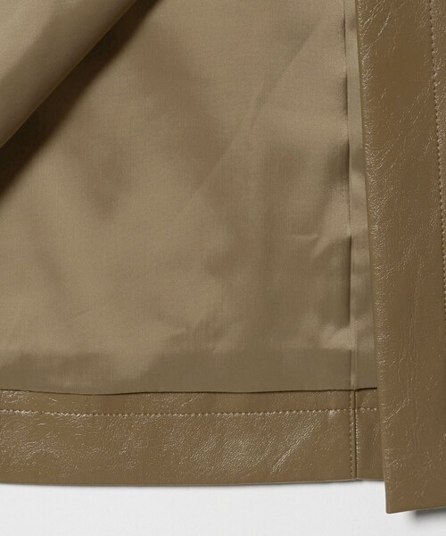 BEAUTY&YOUTH UNITED ARROWS（ビューティーアンドユースユナイテッドアローズ）の「レザーライク Aラインスカート（スカート・レディース・ワイン/オリーブ・M/S）」の19枚目の写真