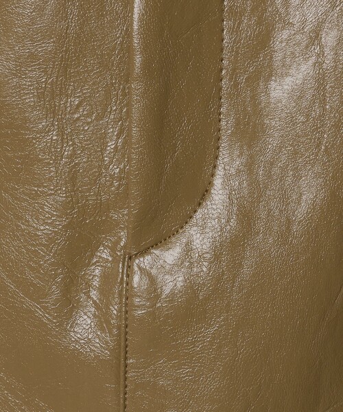 BEAUTY&YOUTH UNITED ARROWS（ビューティーアンドユースユナイテッドアローズ）の「レザーライク Aラインスカート（スカート・レディース・ワイン/オリーブ・M/S）」の20枚目の写真