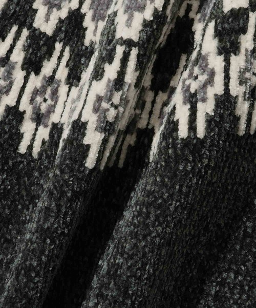 NAVY(ネイビー)の「NAVY トロリ求心柄モールニットプルオーバー(ニット/セーター・メンズ・グレイッシュベージュ/モカ/ネイビー/スミクロ・XL/L/M/S)」の16枚目の写真