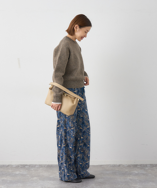 IENA(イエナ)の「イタリアンラムクループルオーバー(ニット/セーター・レディース・ブラウン系その他/ピンク・FREE)」の8枚目の写真