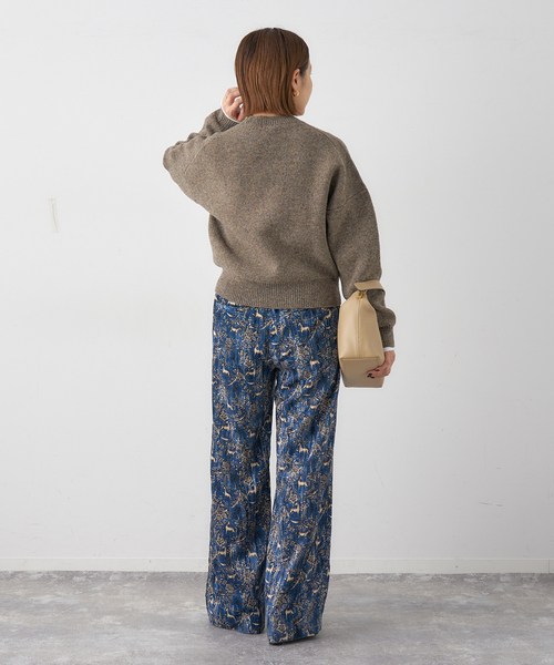 IENA(イエナ)の「イタリアンラムクループルオーバー(ニット/セーター・レディース・ブラウン系その他/ピンク・FREE)」の9枚目の写真