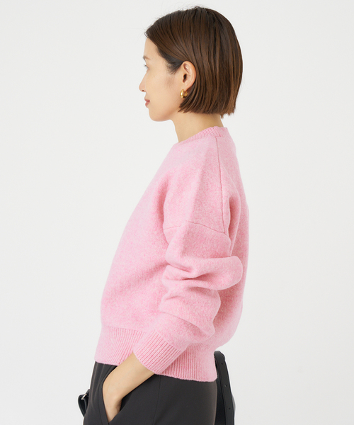 IENA(イエナ)の「イタリアンラムクループルオーバー(ニット/セーター・レディース・ブラウン系その他/ピンク・FREE)」の14枚目の写真