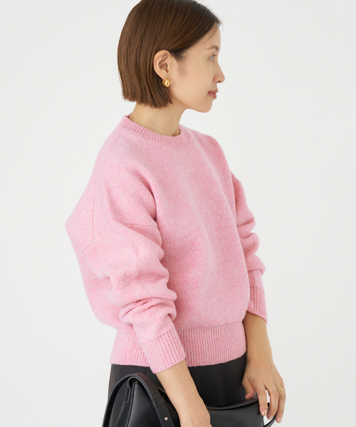 イタリアンラムクループルオーバー（ニット/セーター）｜IENA（イエナ