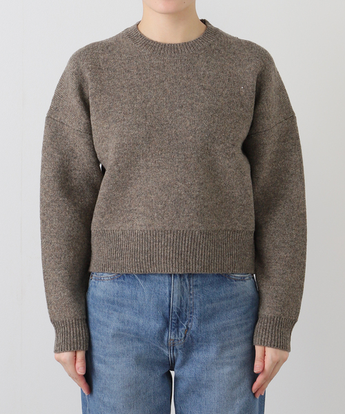 IENA(イエナ)の「イタリアンラムクループルオーバー(ニット/セーター・レディース・ブラウン系その他/ピンク・FREE)」の22枚目の写真