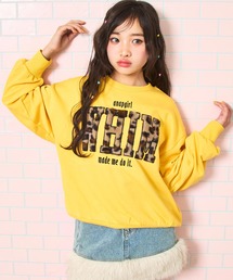 ANAP GｉRL | アニマルファー ワッペン クロップド スウェット(スウェット)