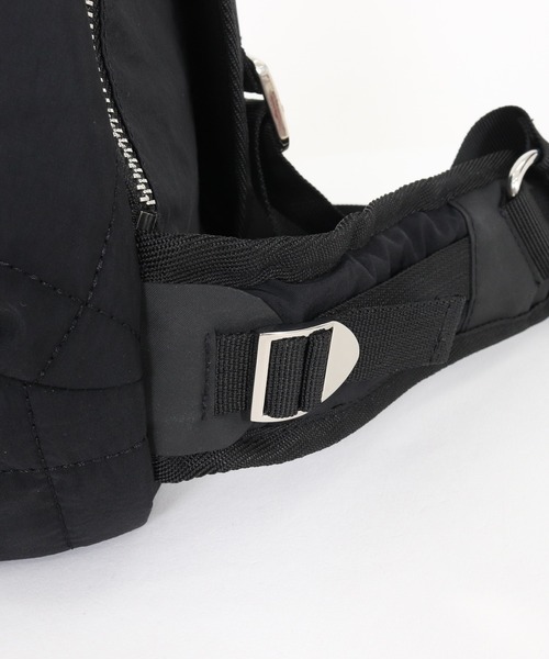 ADAM PATEK(アダムパテック)の「【RES】【ADAMPATEK】square quilt sling bag(ボディバッグ/ウエストポーチ・メンズ・グレー/ブラック・FREE)」の14枚目の写真