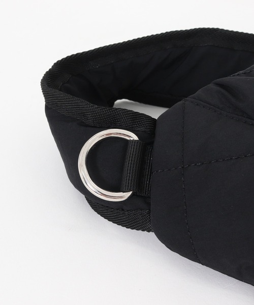 ADAM PATEK(アダムパテック)の「【RES】【ADAMPATEK】square quilt sling bag(ボディバッグ/ウエストポーチ・メンズ・グレー/ブラック・FREE)」の18枚目の写真
