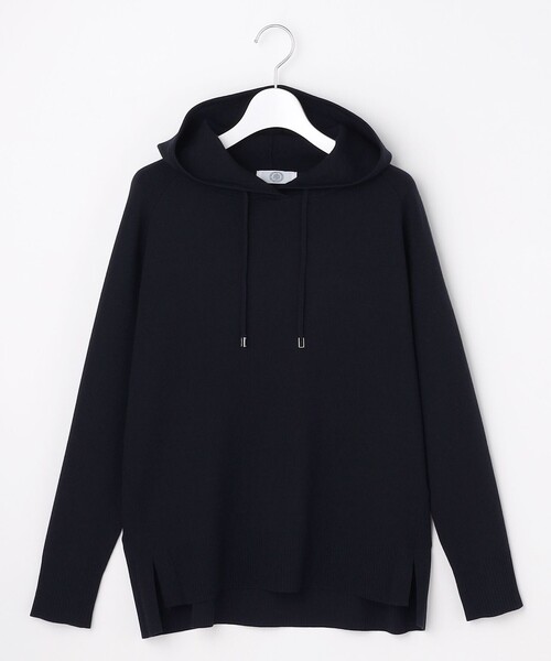 J.PRESS Ladies(J.プレス レディス)の「Smooth ニット パーカー(ニット/セーター・レディース・ライトグレー系/サックスブルー系/ピンク系/ネイビー系・SMALL)」の17枚目の写真
