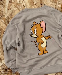 Tom＆Jerry（トムアンドジェリー）の「【TOM&JERRY】トム＆ジェリー オーバーサイズ トレーナー（スウェット・キッズ）」