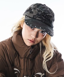 SHORT ROUND（ショートラウンド）の「SHORT ROUND/ラインストーンキャップ（キャップ）」