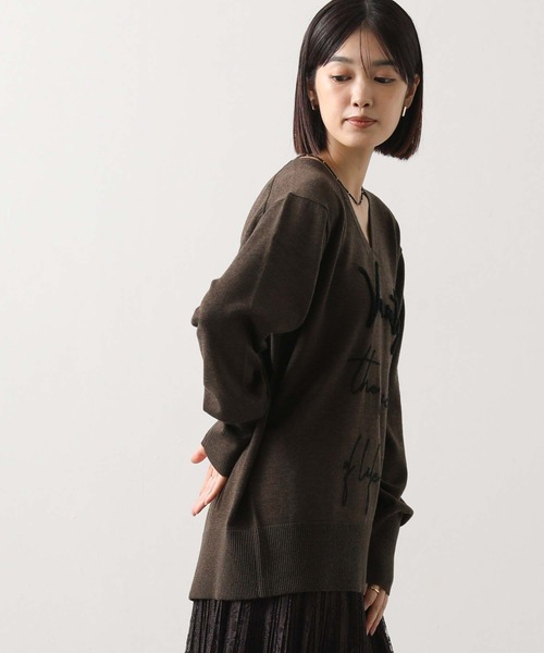 archivio ロゴプリント セーター 38 新品 ALLSAINTS（オールセインツ） セーター ニット SCRIPTURE GOTHIC