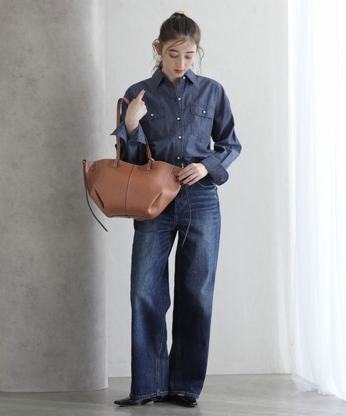 La TOTALITE(ラトータリテ)の「《追加》ANDREA CARDONE/アンドレア カルドネ マルチWAY レザートートバッグ(トートバッグ・レディース・キャメル・FREE)」の3枚目の写真