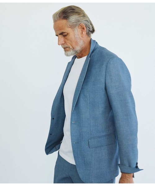 junhashimoto(ジュンハシモト)の「NEO LIGHT 2B JACKET(テーラードジャケット・メンズ・インディゴブルー/サックスブルー・3/4/5)」の13枚目の写真
