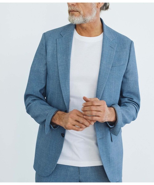 junhashimoto(ジュンハシモト)の「NEO LIGHT 2B JACKET(テーラードジャケット・メンズ・インディゴブルー/サックスブルー・3/4/5)」の14枚目の写真