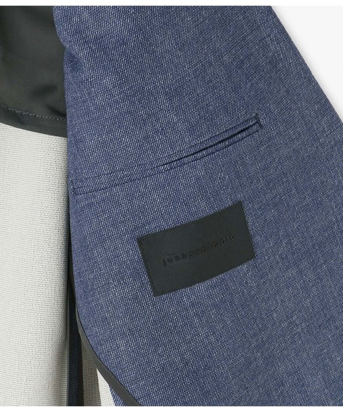 未使用品 ジュンハシモト リネン ブルー テーラードジャケット M カットオフ セール】NEO LIGHT 2B JACKET（テーラードジャケット）｜junhashimoto