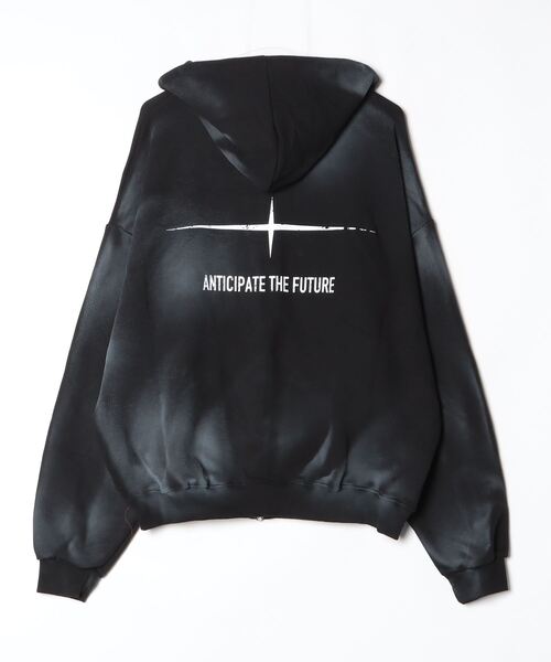 ♡アル♡ A'GEM/9 × .kom 『ARULE/アルール』Spray Zip Hoodie/スプレー