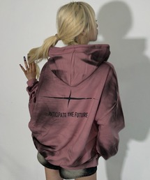 ARULE（アルール）の「A'GEM/9 × .kom 『ARULE/アルール』Spray Zip Hoodie/スプレージップアップパーカー（パーカー）」