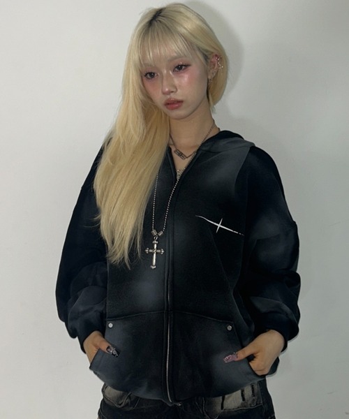 値下げしました！　アルマダ　撥水　パーカー A'GEM/9 × .kom 『ARULE/アルール』Spray Zip Hoodie/スプレージップ