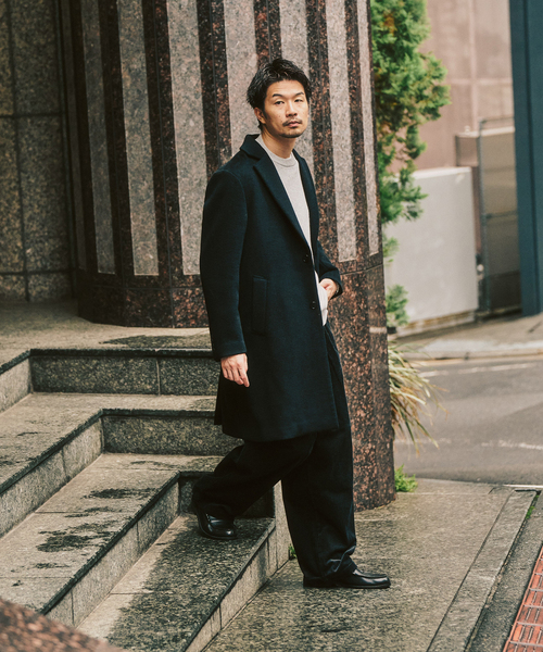 セール】ウールミックスチェスターコート（チェスターコート）｜417