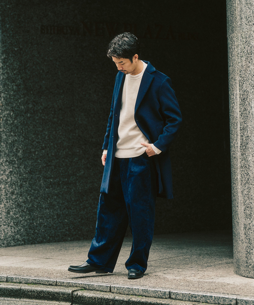 417 EDIFICE（フォーワンセブンエディフィス）の「ウールミックスチェスターコート（チェスターコート・メンズ・ブラック/グレー/ネイビー・SMALL/MEDIUM/LARGE）」の6枚目の写真