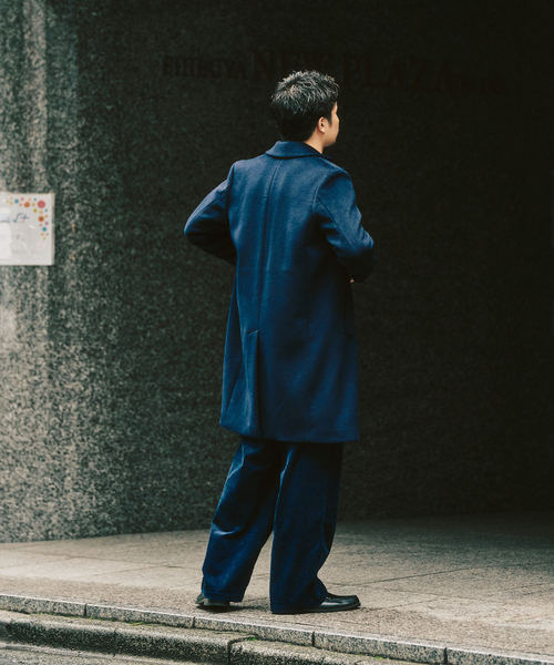 417 EDIFICE（フォーワンセブンエディフィス）の「ウールミックスチェスターコート（チェスターコート・メンズ・ブラック/グレー/ネイビー・SMALL/MEDIUM/LARGE）」の7枚目の写真