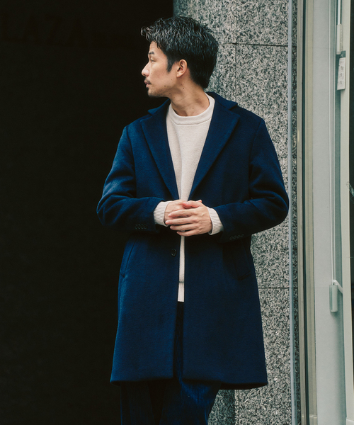 417 EDIFICE（フォーワンセブンエディフィス）の「ウールミックスチェスターコート（チェスターコート・メンズ・ブラック/グレー/ネイビー・SMALL/MEDIUM/LARGE）」の10枚目の写真